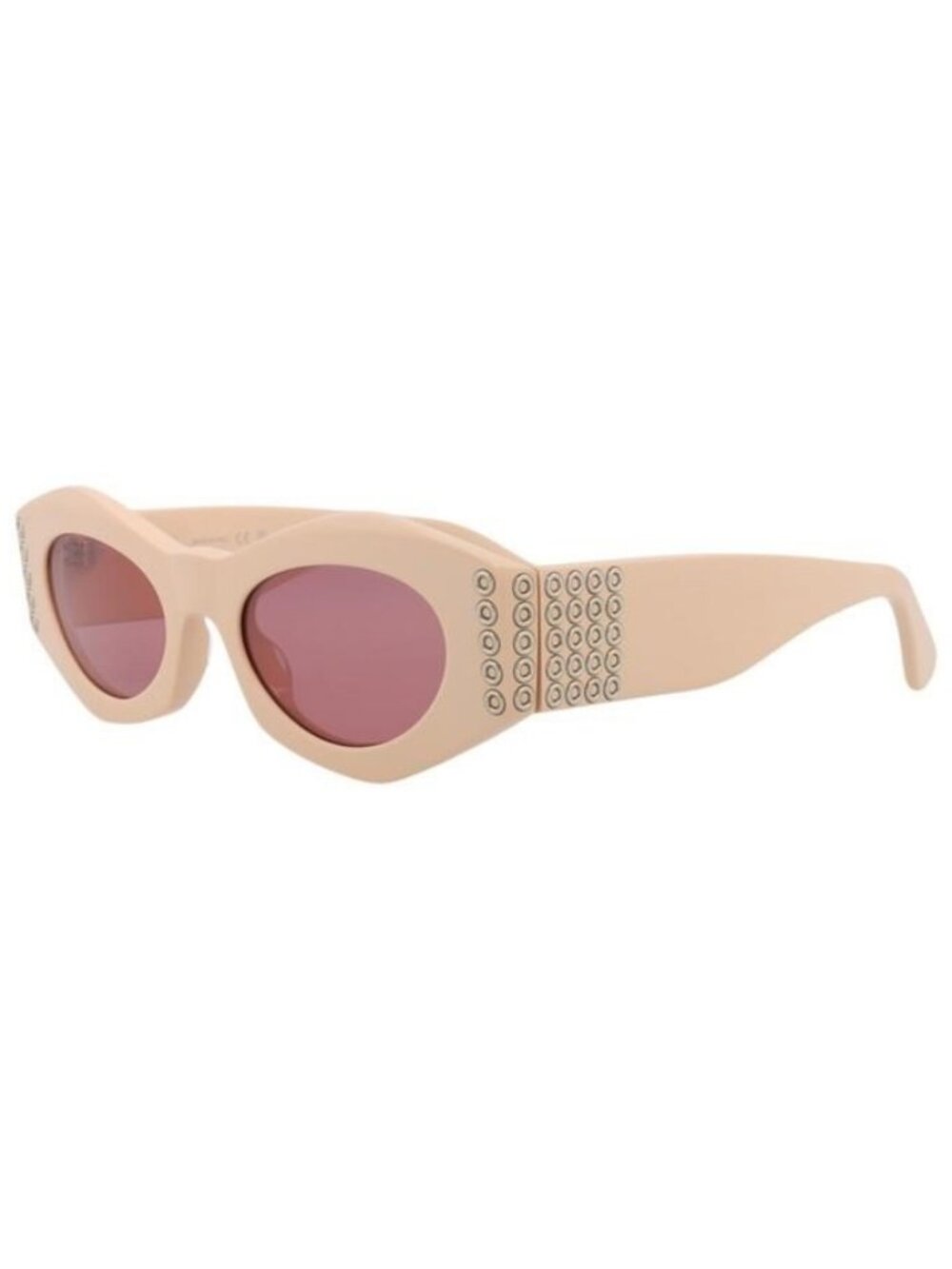 New Alaia Womens Round/Oval Pink Pink Red Fashion Designer Sunglasses